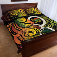Vanuatu 1980 Quilt Bed Set Ni-Van Tamtam Sand Drawing Pattern
