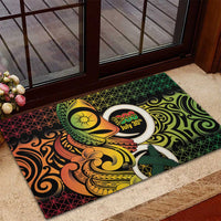 Vanuatu 1980 Rubber Doormat Ni-Van Tamtam Sand Drawing Pattern