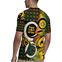 Vanuatu 1980 Rugby Jersey Ni-Van Tamtam Sand Drawing Pattern