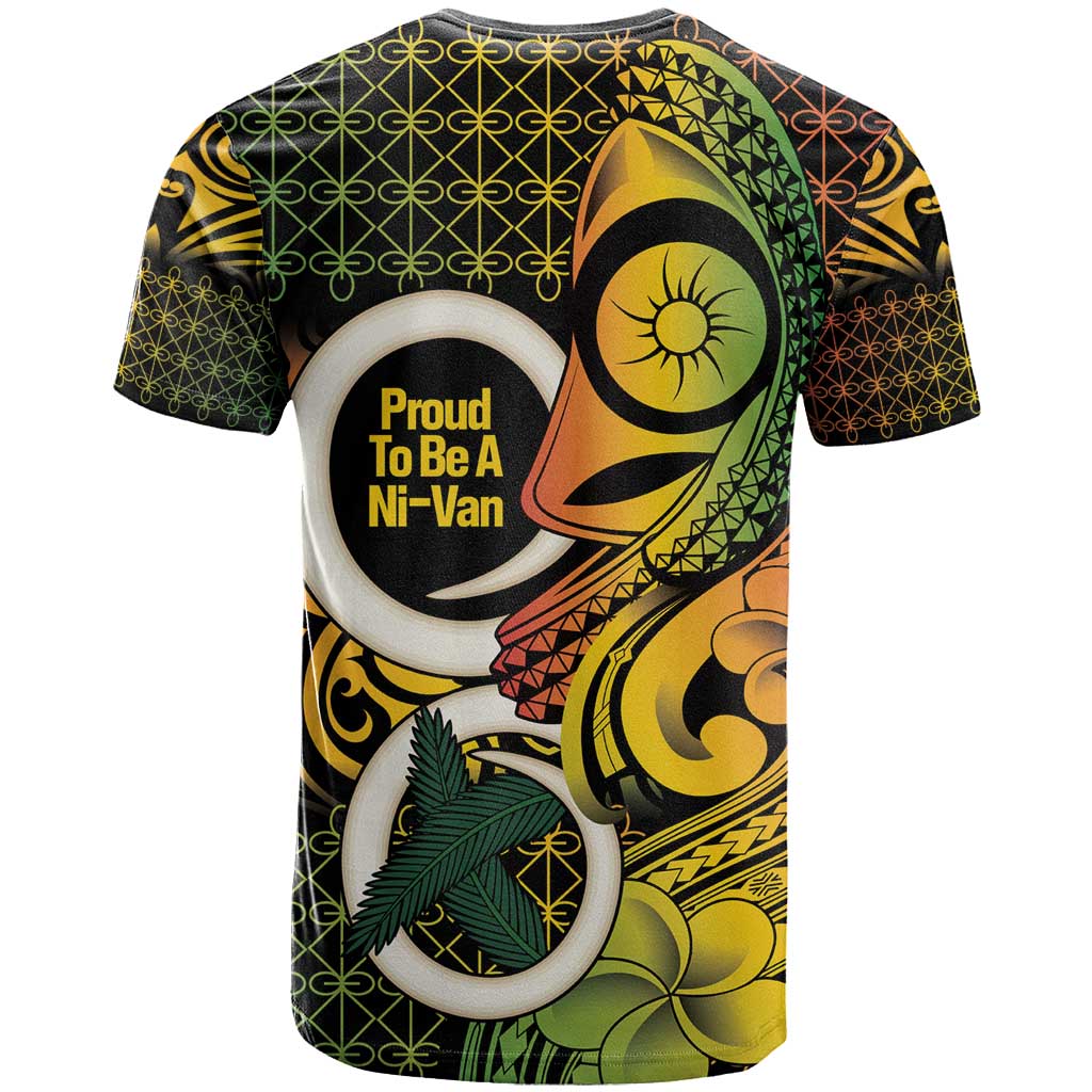 Vanuatu 1980 T Shirt Ni-Van Tamtam Sand Drawing Pattern