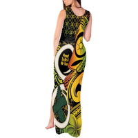 Vanuatu 1980 Tank Maxi Dress Ni-Van Tamtam Sand Drawing Pattern