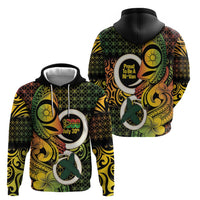 Vanuatu 1980 Zip Hoodie Ni-Van Tamtam Sand Drawing Pattern