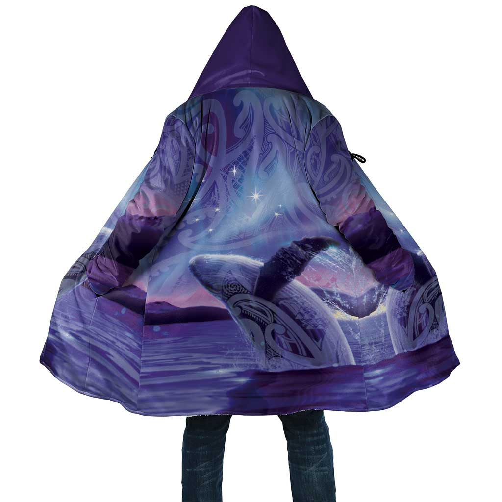 New Zealand Matariki Humpback Whale Cloak Paikea Maori New Year Purple Galaxy