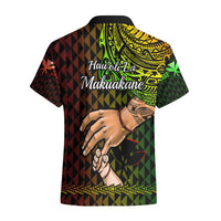 Polynesian Pride Father Day Hawaii Hawaiian Shirt Kanaka Kakau Hauoli La Makuakane LT14 - Polynesian Pride