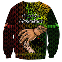 Polynesian Pride Father Day Hawaii Sweatshirt Kanaka Kakau Hauoli La Makuakane LT14 - Polynesian Pride