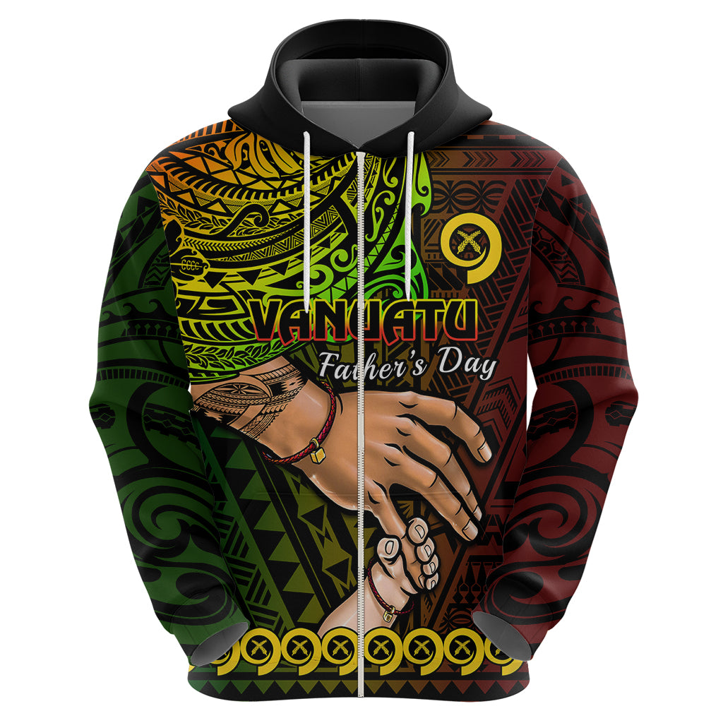 Custom Father Day Vanuatu Hoodie I Love You Dad Reggae Version LT14 - Polynesian Pride