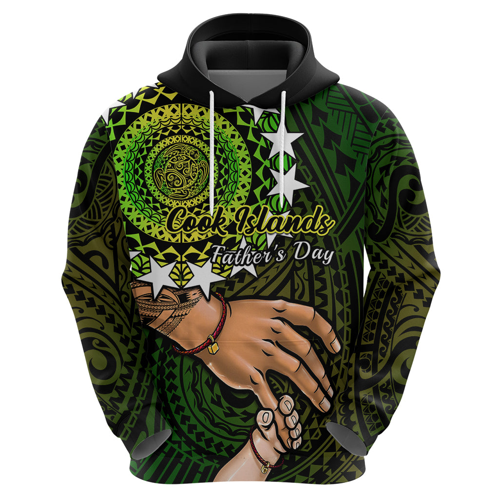 Polynesian Pride Father Day Cook Islands Hoodie I Love You Dad Kuki Airani Turtle Pattern LT14 - Polynesian Pride