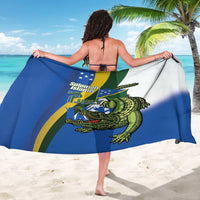 Solomon Islands Independence Day Sarong Happy 7 July Crocodile Flag Style LT14 - Polynesian Pride