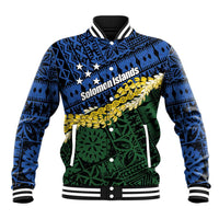 Halo Olaketa Solomon Islands Tapa Pattern Baseball Jacket LT14 Unisex Blue - Polynesian Pride