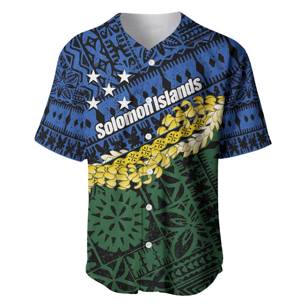 Halo Olaketa Solomon Islands Tapa Pattern Baseball Jersey