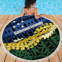 Halo Olaketa Solomon Islands Tapa Pattern Beach Blanket LT14 - Polynesian Pride