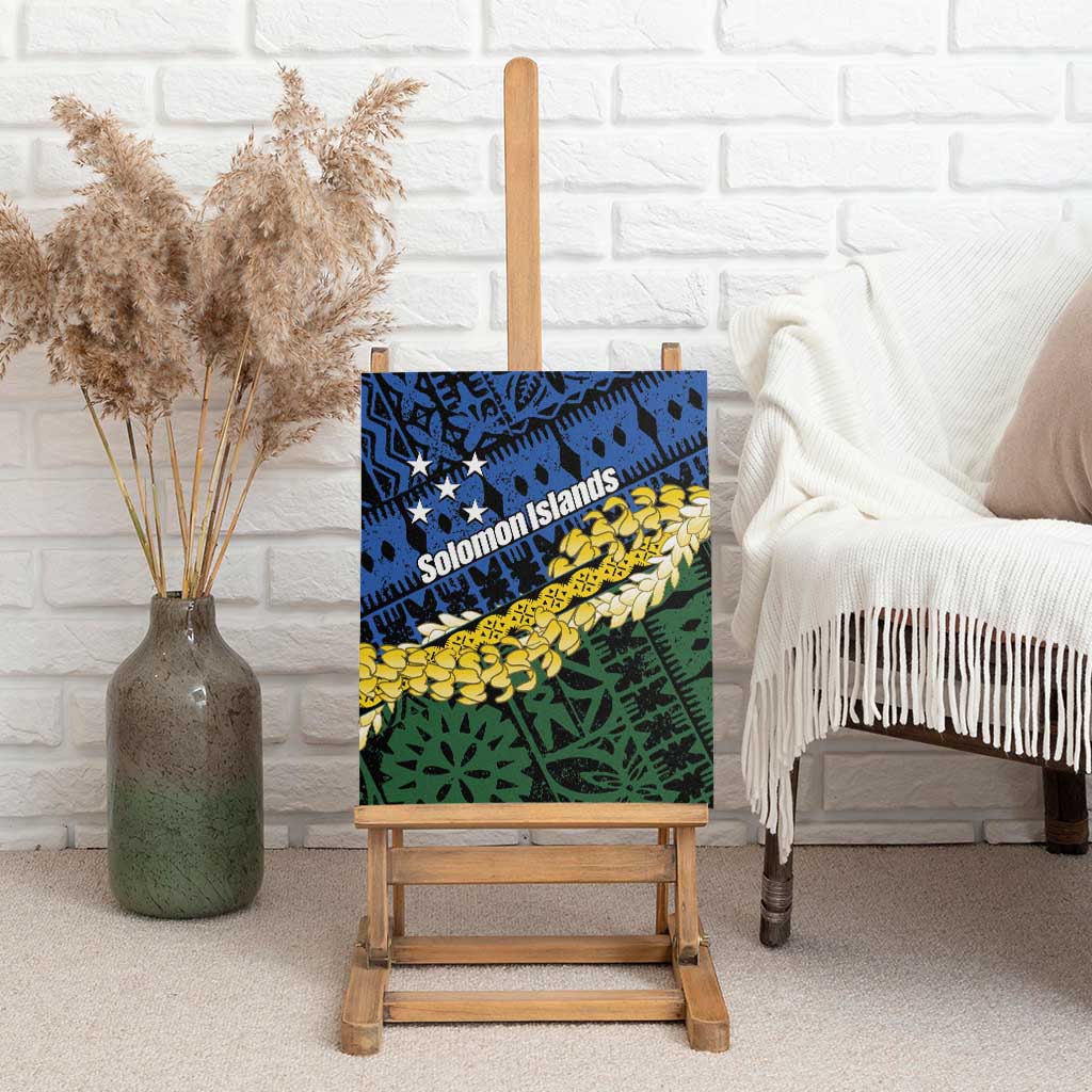 Halo Olaketa Solomon Islands Tapa Pattern Canvas Wall Art LT14 - Polynesian Pride