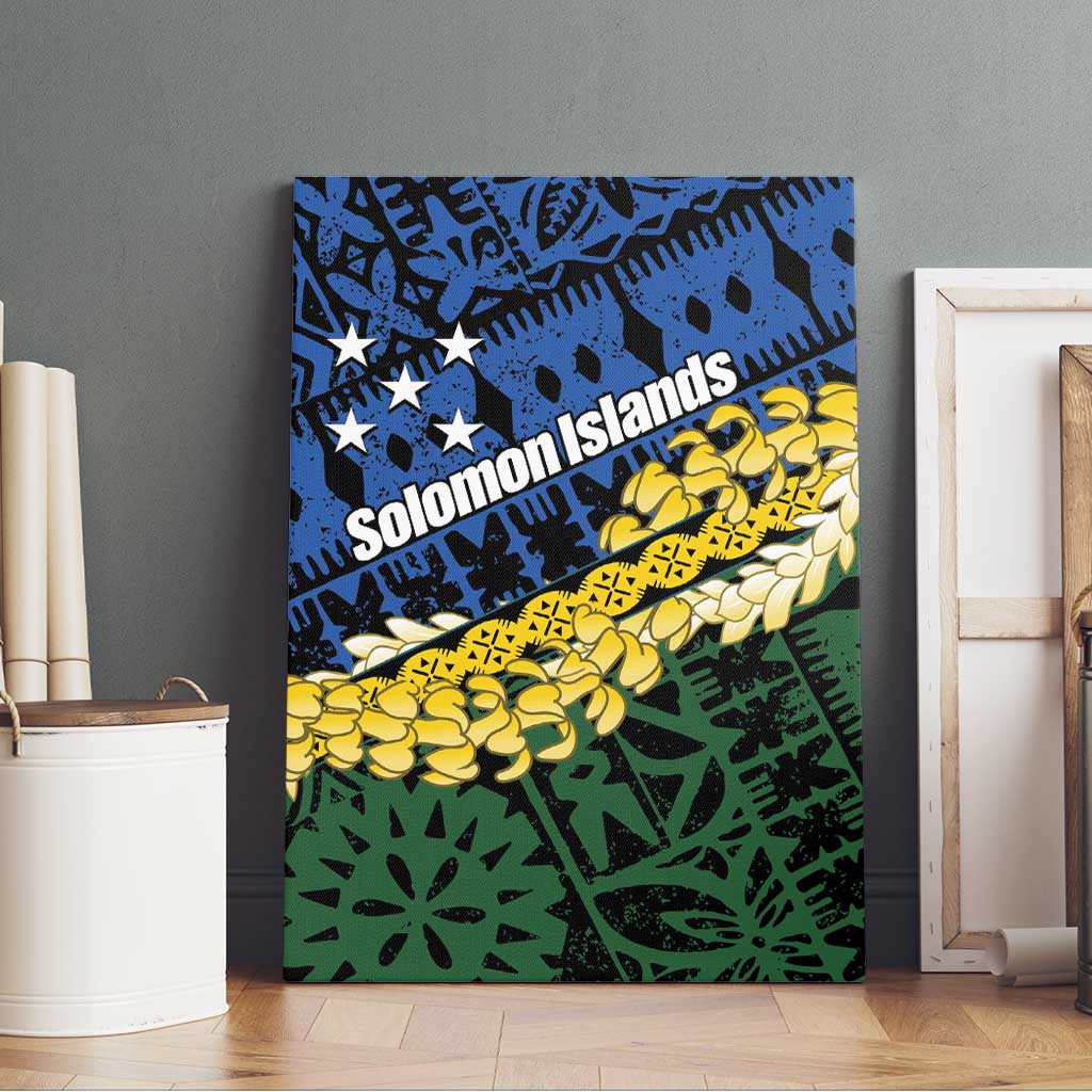 Halo Olaketa Solomon Islands Tapa Pattern Canvas Wall Art LT14 - Polynesian Pride