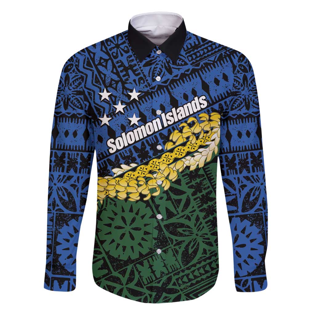 Halo Olaketa Solomon Islands Tapa Pattern Family Matching Mermaid Dress and Hawaiian Shirt