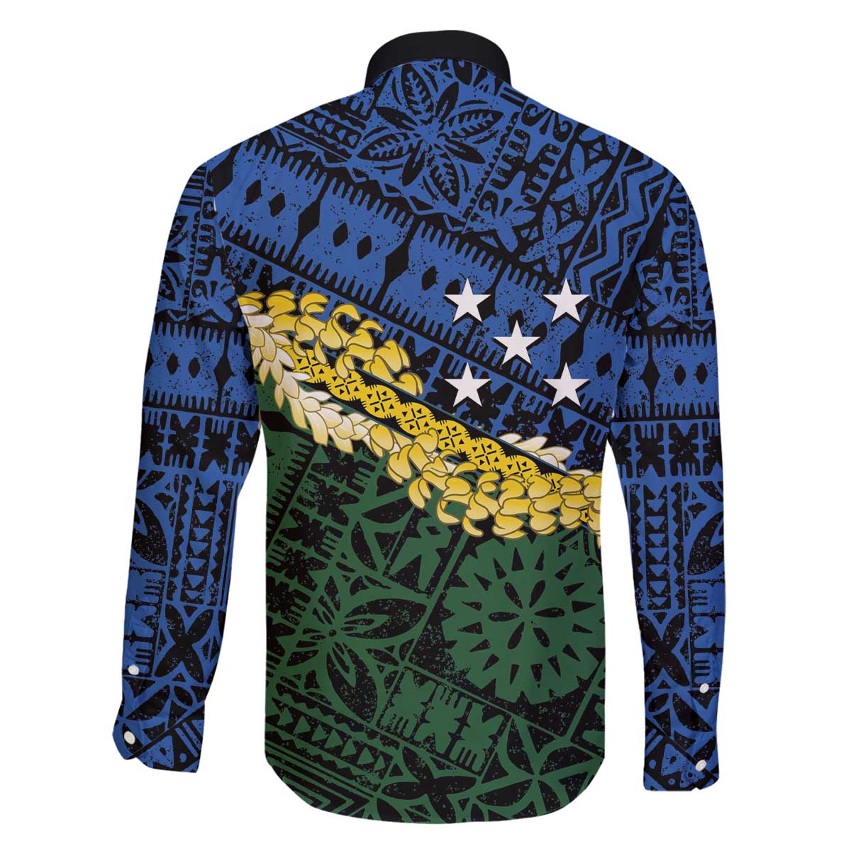 Halo Olaketa Solomon Islands Tapa Pattern Family Matching Off The Shoulder Long Sleeve Dress and Hawaiian Shirt