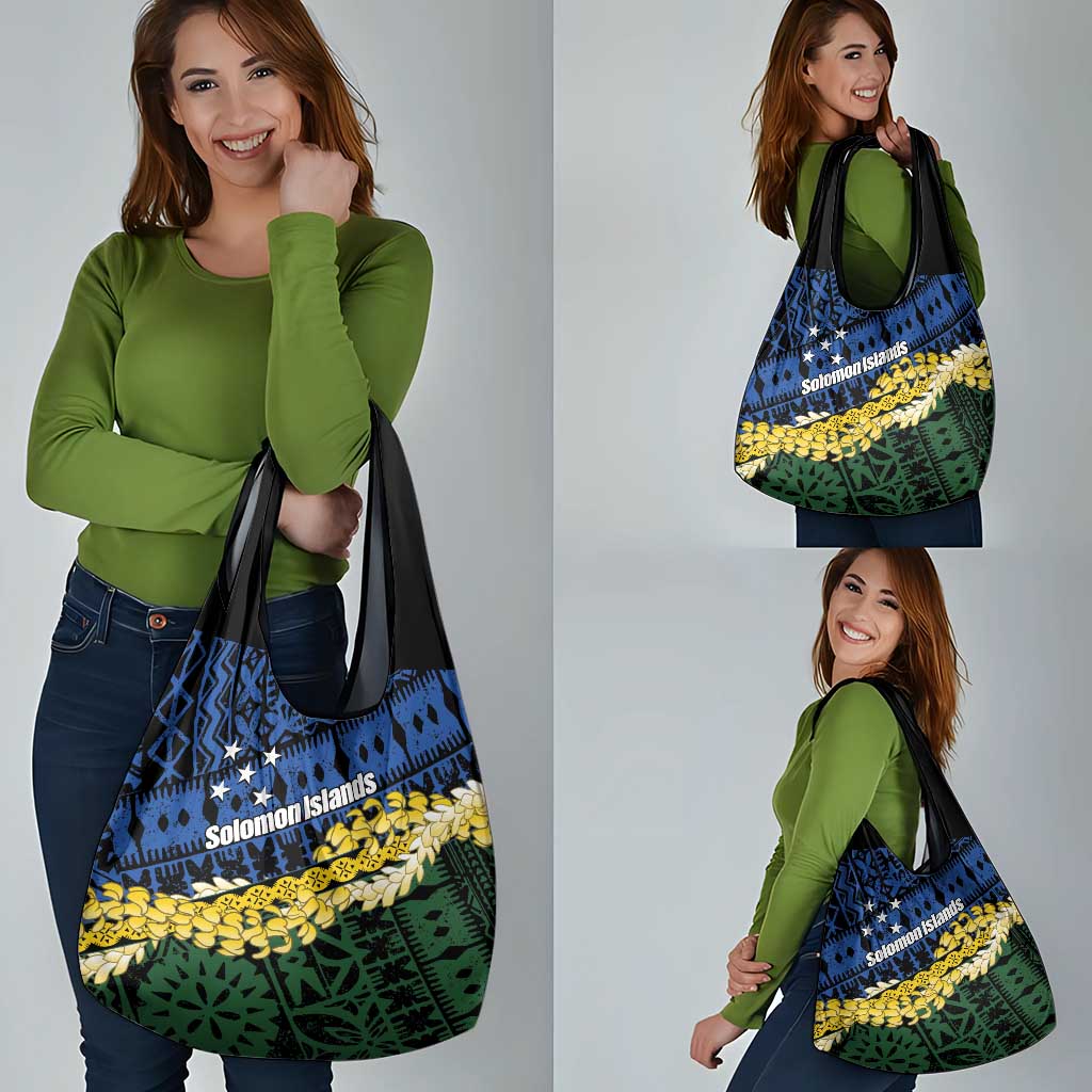 Halo Olaketa Solomon Islands Tapa Pattern Grocery Bag LT14 - Polynesian Pride