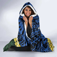 Halo Olaketa Solomon Islands Tapa Pattern Hooded Blanket LT14 - Polynesian Pride
