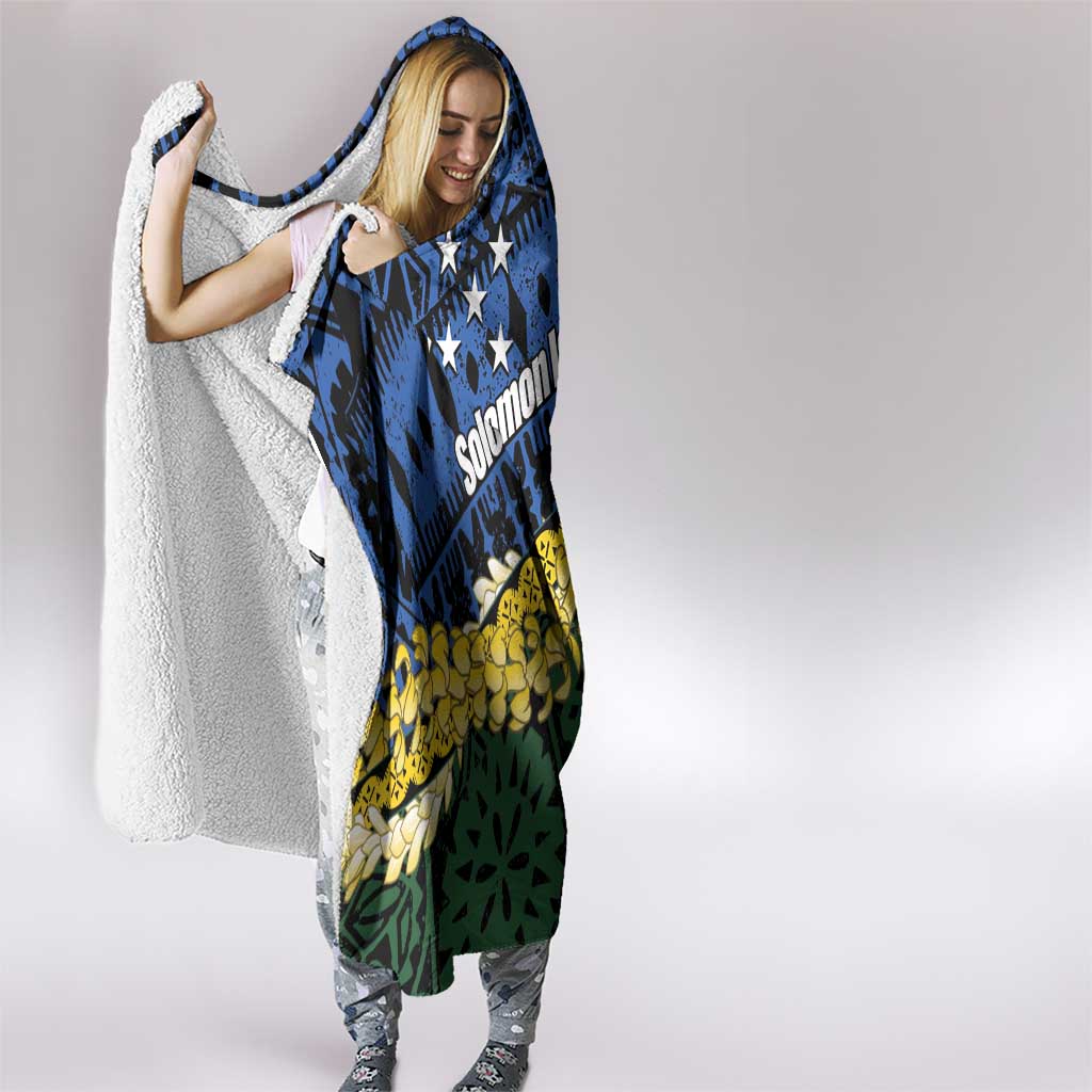 Halo Olaketa Solomon Islands Tapa Pattern Hooded Blanket LT14 - Polynesian Pride