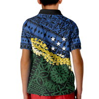 Halo Olaketa Solomon Islands Tapa Pattern Kid Polo Shirt LT14 - Polynesian Pride