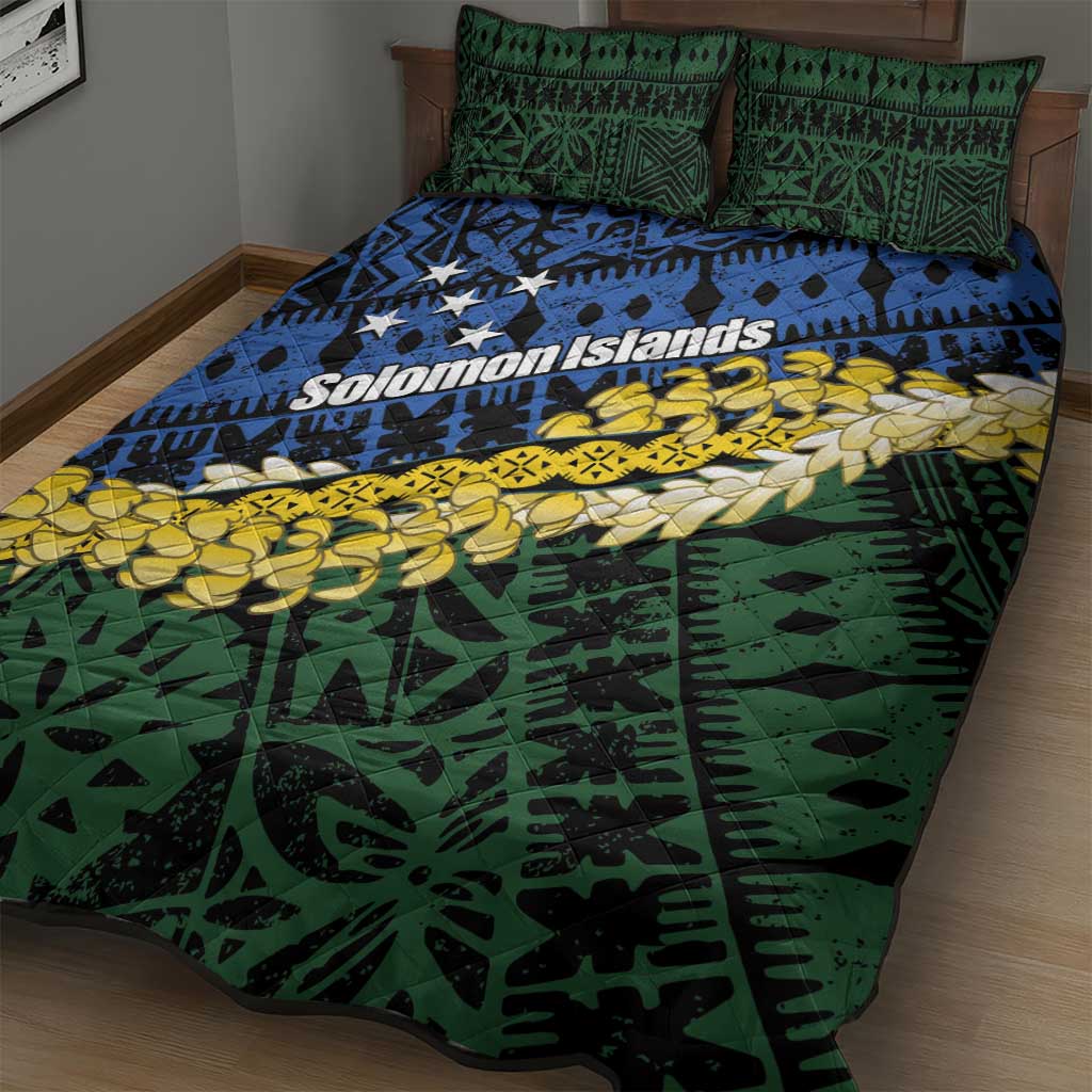 Halo Olaketa Solomon Islands Tapa Pattern Quilt Bed Set LT14 - Polynesian Pride