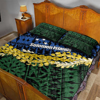Halo Olaketa Solomon Islands Tapa Pattern Quilt Bed Set LT14 - Polynesian Pride