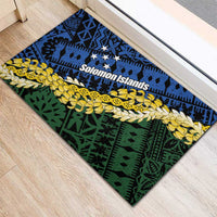Halo Olaketa Solomon Islands Tapa Pattern Rubber Doormat LT14 - Polynesian Pride