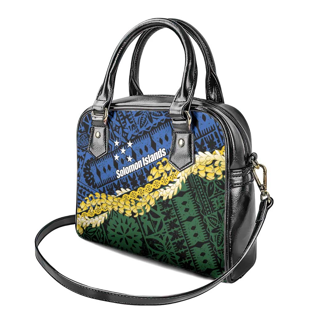 Halo Olaketa Solomon Islands Tapa Pattern Shoulder Handbag LT14 - Polynesian Pride