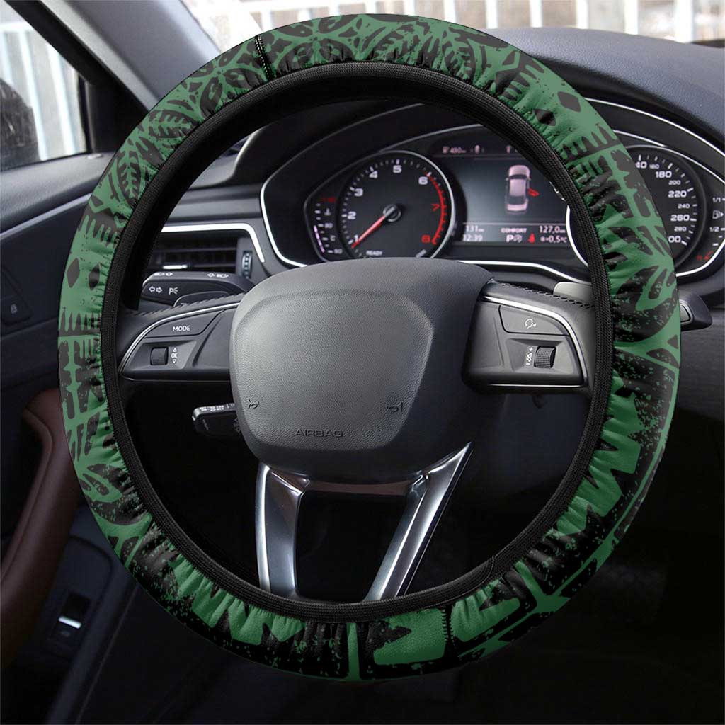 Halo Olaketa Solomon Islands Tapa Pattern Steering Wheel Cover LT14 - Polynesian Pride