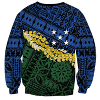 Halo Olaketa Solomon Islands Tapa Pattern Sweatshirt LT14 - Polynesian Pride