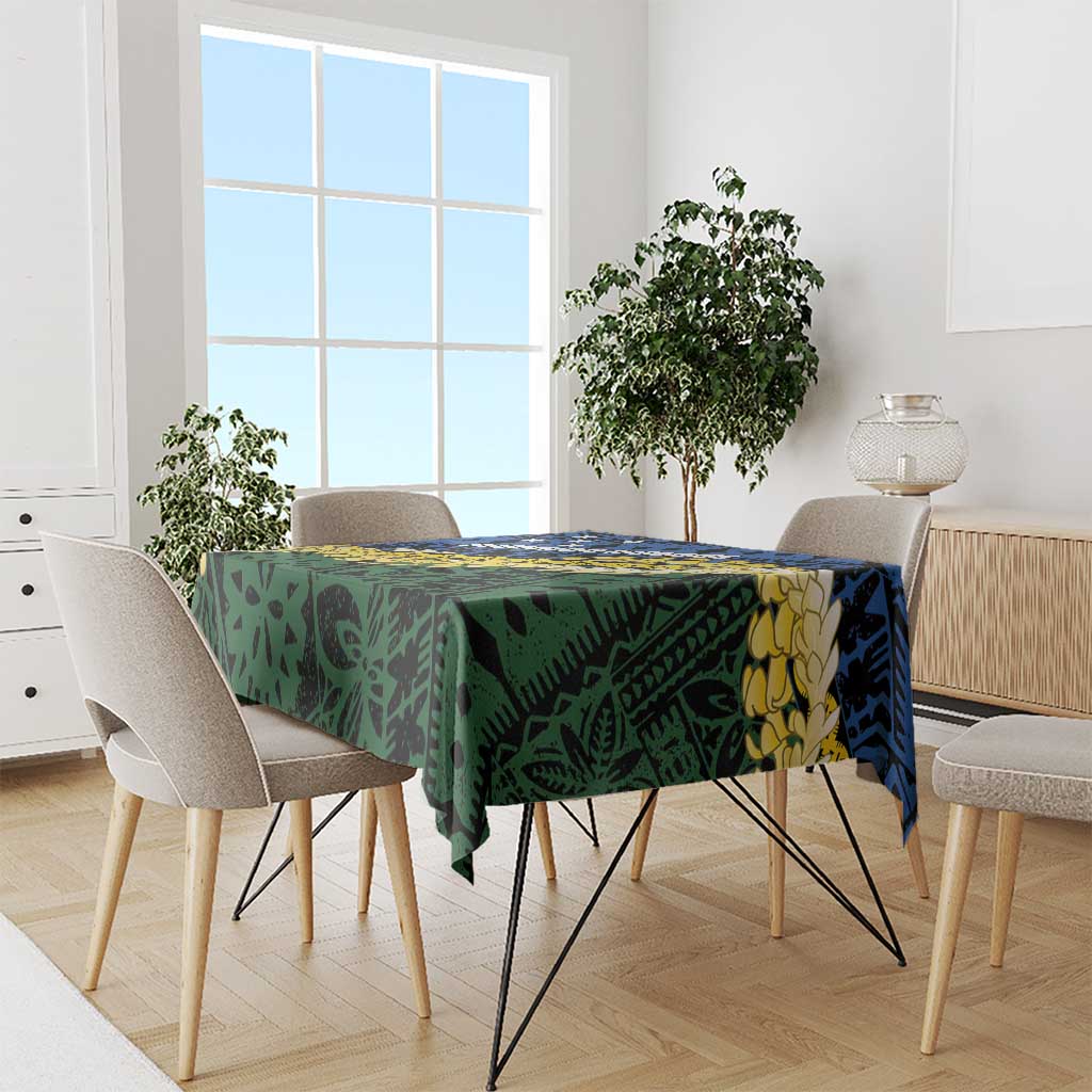 Halo Olaketa Solomon Islands Tapa Pattern Tablecloth LT14 - Polynesian Pride