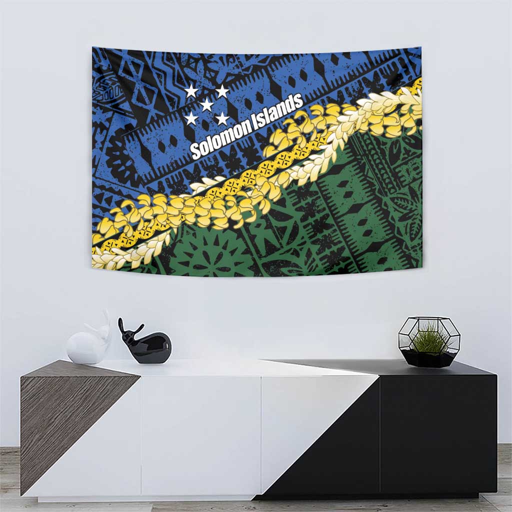 Halo Olaketa Solomon Islands Tapa Pattern Tapestry LT14 - Polynesian Pride