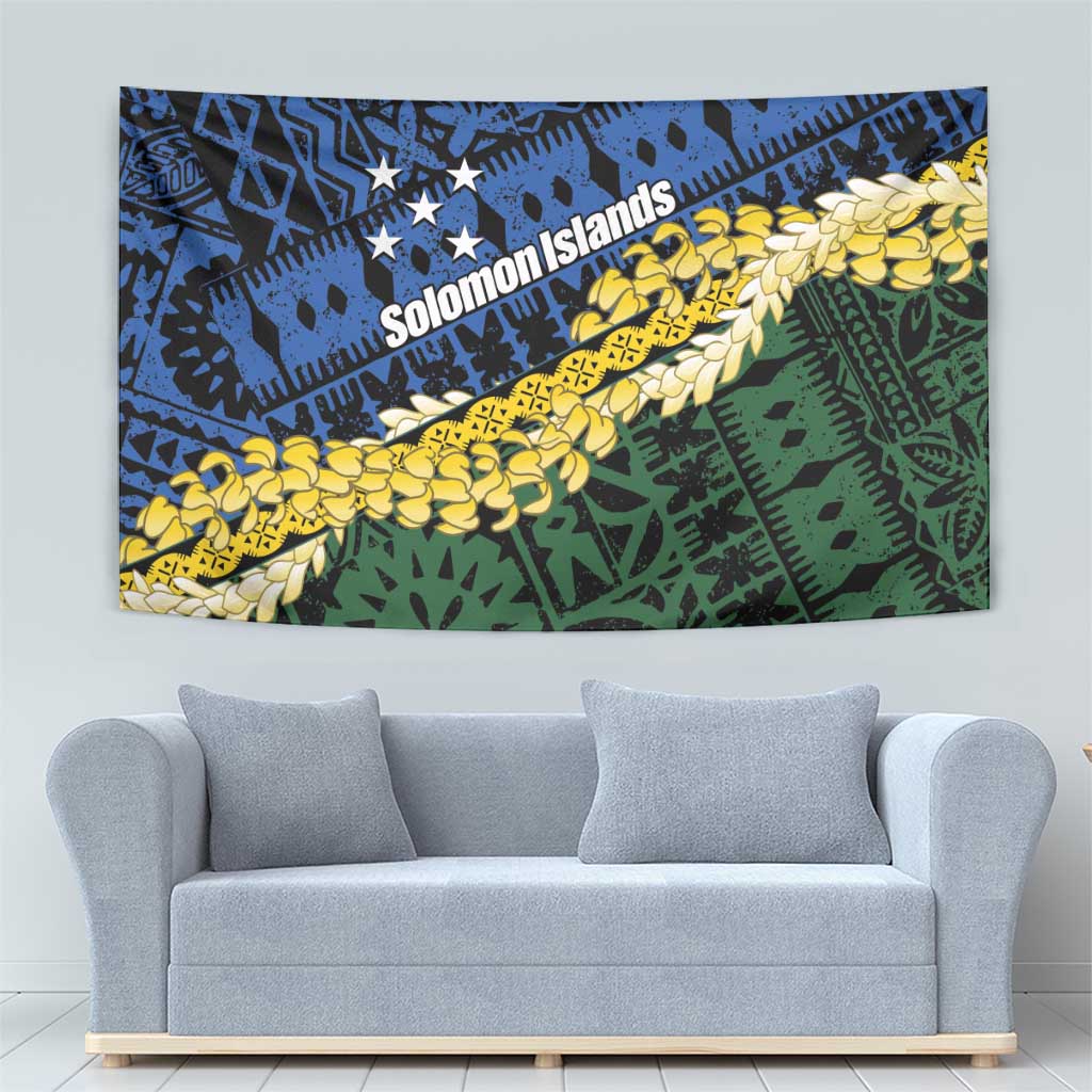 Halo Olaketa Solomon Islands Tapa Pattern Tapestry LT14 - Polynesian Pride