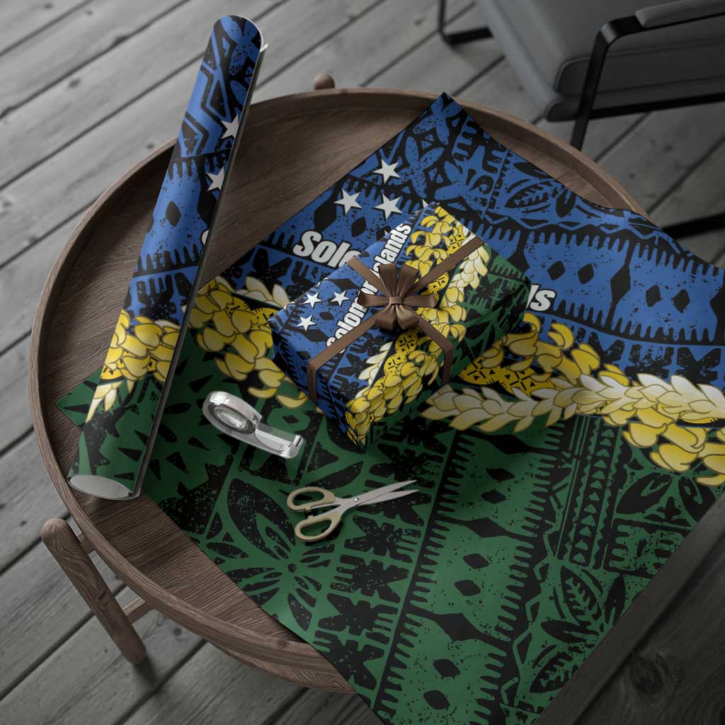 Halo Olaketa Solomon Islands Tapa Pattern Wrapping Paper LT14 - Polynesian Pride