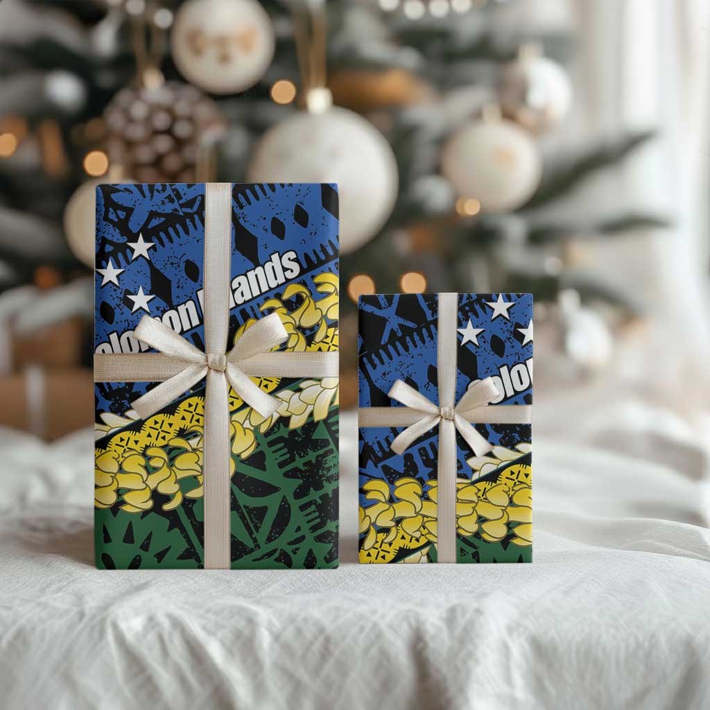 Halo Olaketa Solomon Islands Tapa Pattern Wrapping Paper LT14 - Polynesian Pride