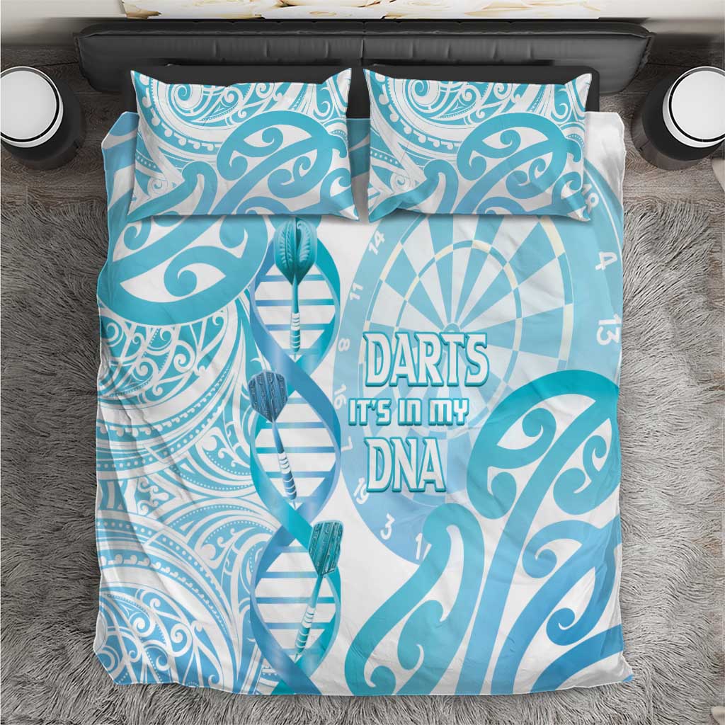 New Zealand Darts Bedding Set Aotearoa Maori Its In My DNA White - Polynesian Pride