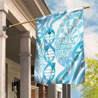 New Zealand Darts Garden Flag Aotearoa Maori Its In My DNA White - Polynesian Pride