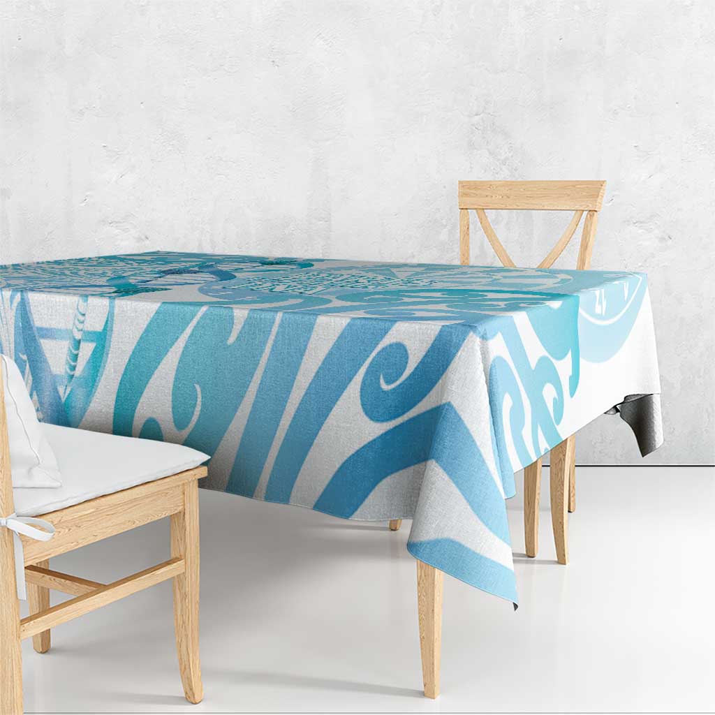 New Zealand Darts Tablecloth Aotearoa Maori Its In My DNA White - Polynesian Pride