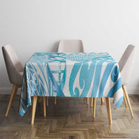 New Zealand Darts Tablecloth Aotearoa Maori Its In My DNA White - Polynesian Pride