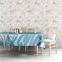 New Zealand Darts Tablecloth Aotearoa Maori Its In My DNA White - Polynesian Pride