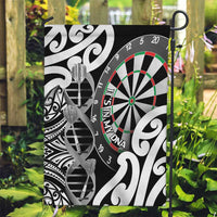 New Zealand Darts Garden Flag Aotearoa Maori Its In My DNA Black - Polynesian Pride