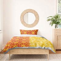 Kahili Quilt Hawaii Bedding Set Tropical Flower Seamless Half Style