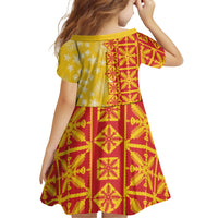 Kahili Quilt Hawaii Family Matching Long Sleeve Bodycon Dress and Hawaiian Shirt Tropical Flower Seamless Half Style LT14 - Polynesian Pride