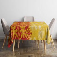 Kahili Quilt Hawaii Tablecloth Tropical Flower Seamless Half Style