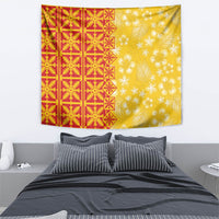 Kahili Quilt Hawaii Tapestry Tropical Flower Seamless Half Style