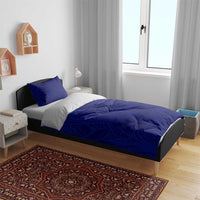 Blue Polynesia Bedding Set Polynesian Pattern Mix Plumeria LT14 - Polynesian Pride