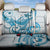 Blue Hawaii Humpback Whale Back Car Seat Cover Polynesian Tribal Ocean Vibes