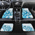 Blue Hawaii Humpback Whale Car Mats Polynesian Tribal Ocean Vibes