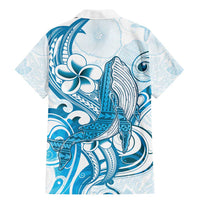 Blue Hawaii Humpback Whale Family Matching Mermaid Dress and Hawaiian Shirt Polynesian Tribal Ocean Vibes