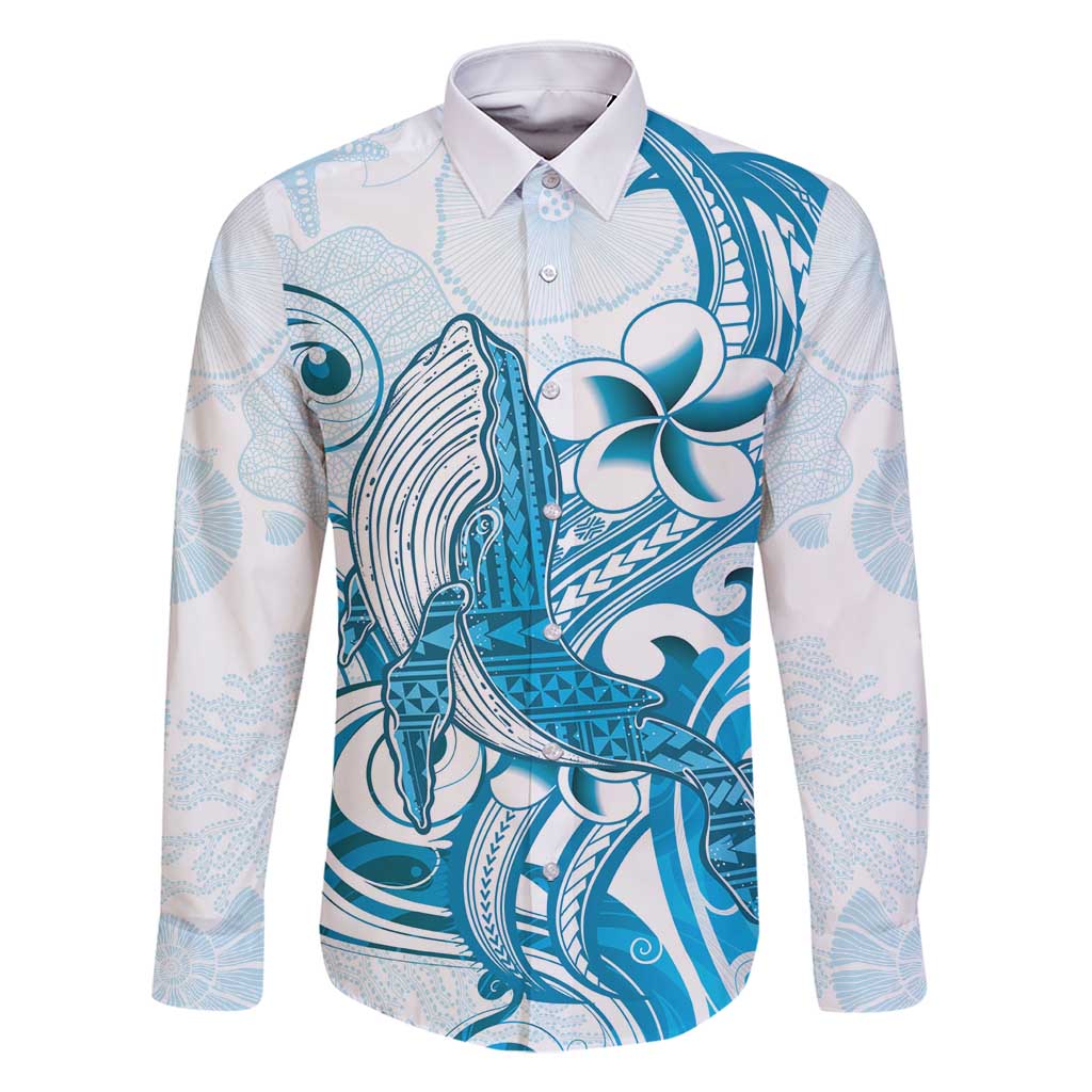 Blue Hawaii Humpback Whale Family Matching Mermaid Dress and Hawaiian Shirt Polynesian Tribal Ocean Vibes