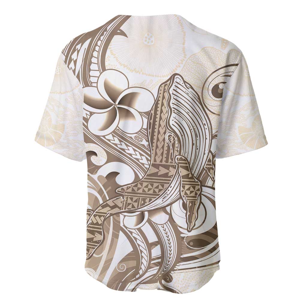 Brown Hawaii Humpback Whale Baseball Jersey Polynesian Tribal Ocean Vibes LT14 - Polynesian Pride